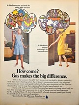 AMERICAN GAS ASSOCIATION-Fresh Air-Heat-Home-1968 Vintage Print Ad - $9.99