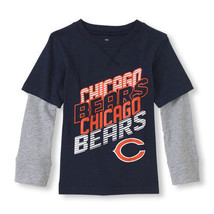 NFL Chicago Bears Boy or Girl  Top Longsleeve Shirt Infant Size 9-12 M NWT - £14.36 GBP