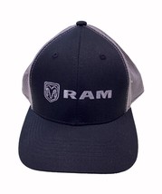 RAM Black Embroidered Mesh Back Cap Hat NEW Fast Free Ship - £18.74 GBP