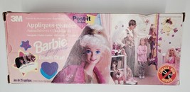 Vintage 1993 Barbie for Girls Growth Chart 3M Room Sticker Decorating Kit - RARE - £89.84 GBP