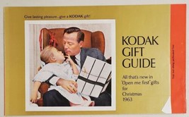 1963 Print Ad Kodak Gift Booklet &amp; Page Cameras,Movie Cameras,Projectors - $17.65