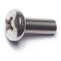 3/8&quot;-24 x 1&quot; 18-8 Stainless Phillips Pan Head Machine Screws (5 pcs.) - $14.31