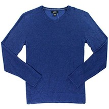 MSRP $60 Alfani Mens Ribbed Trim Long Sleeves Pullover Sweater Blue Size Small - £19.59 GBP