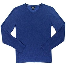 MSRP $60 Alfani Mens Ribbed Trim Long Sleeves Pullover Sweater Blue Size Small - £18.62 GBP