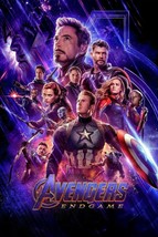 2019 Marvel The Avengers Endgame War Poster 11X17 Iron Man Thor Black Wi... - $11.64