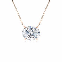 ANGARA Lab-Grown Diamond Pendant Necklace in 14k Gold (Carat-1.76Ct.tw) - £2,045.65 GBP