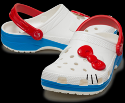 Crocs Hello Kitty Classic Clog Unisex Mens 8 Womens 10 Limited Edition NEW W TAG - $71.27