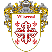 Villarreal Family Crest / Coat of Arms JPG and PDF - Instant Download - £2.29 GBP