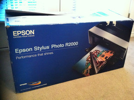 EPSON Stylus PHOTO R2000 Wide-Format Digital Color USB Inkjet Printer in Box! - £378.24 GBP