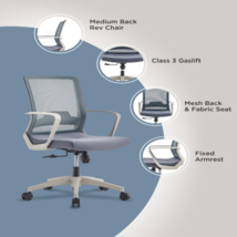 Adelaide Medium Back Revolving Ergonomic Office Chair - £73.83 GBP+