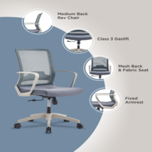Adelaide Medium Back Revolving Ergonomic Office Chair - $93.90