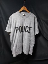 1990s Actual Police Officer Uniform T-Shirt Mens L Made USA Stained From Usage  - $18.49