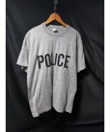 1990s Actual Police Officer Uniform T-Shirt Mens L Made USA Stained From... - £14.52 GBP