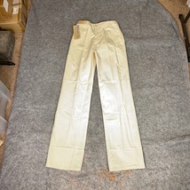 Vintage Levis Jeans 32x36 Beige Movin On Elastic Waist Workwear Western 70s 80s - £61.87 GBP