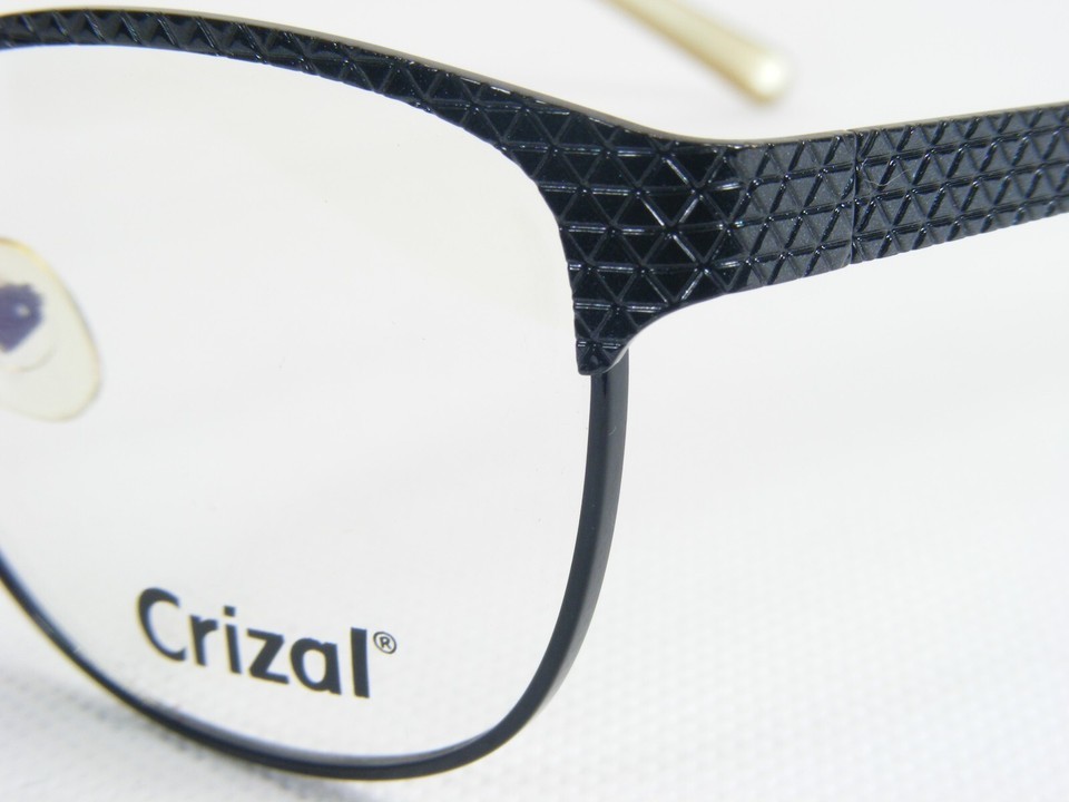 Société des Lunetiers Crizal Paris 0101 ONIX BLACK EYEGLASSES FRAME 51-17-135mm Item image 5