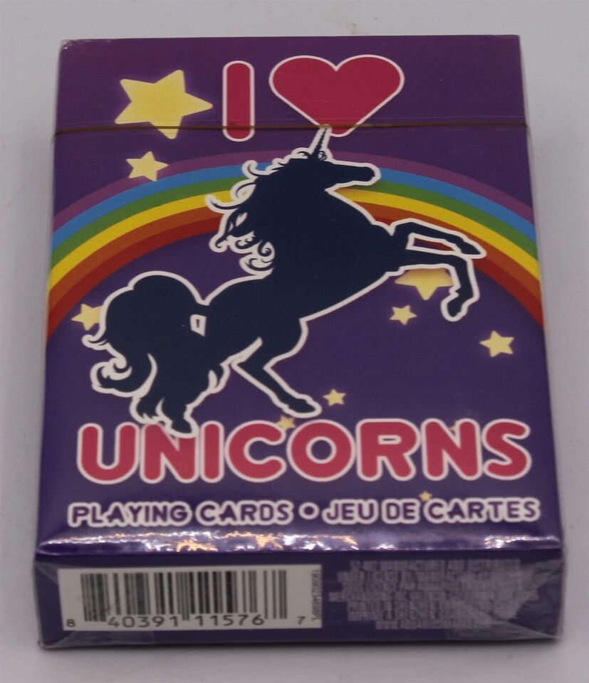 Primary image for I Love Unicorns - Playing Cards - Poker Size - New