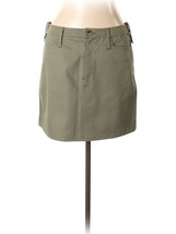 D&amp;G By Dolce &amp; Gabbana Army Green Casual Cotton Logo Skirt - Size 10 - £159.07 GBP