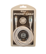 iEdge E-692 USB Cable Compatible With iPhone Plus iPad Color White 10 Foot - $10.85