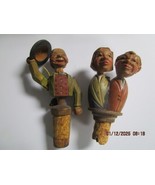 ANRI ITALY PAIR OF CORK STOPPER WITH MOVEMENT 5&quot; ^^ - $47.82 CAD
