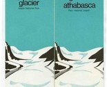Athabasca Glacier Jasper National Park Brochure 1979 French and English  - £13.96 GBP