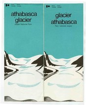 Athabasca Glacier Jasper National Park Brochure 1979 French and English  - £13.91 GBP