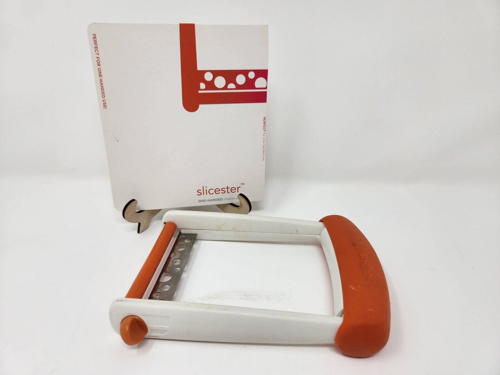 Chef'n Slicester Cheese Slicer (Apricot color) 3 Settings w Instruction Manual - $18.76