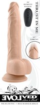 THRUSTING DILDO VIBRATING DONG RECHARGEABLE WATERPROOF EVOLVED - $124.73