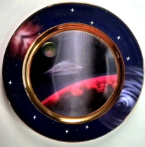 Star Trek Full Impulse Ships In Motion Lenticular Porcelain Plate 1997 7... - $29.99
