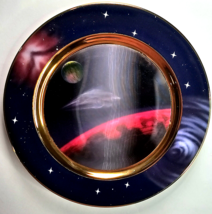 Star Trek Full Impulse Ships In Motion Lenticular Porcelain Plate 1997 7... - £23.59 GBP