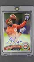 2011 Topps Chrome #204 Ronald Johnson Autograph Rookie Auto RC *Great Condition* - £4.92 GBP