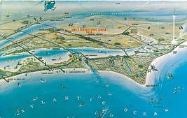 Cape Kennedy Florida Nasa John Kennedy Space Center Artist Concept Postcard - $13.48