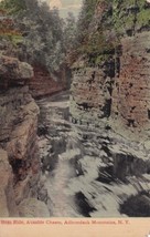 Boat Ride Ausable Chasm Adirondack Mountains New York NY 1914 Postcard C30 - $2.99