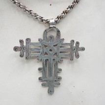 Alva Museum Repliken Groß Coptic Kreuz Statement Anhänger Smithsonian Institute - £54.99 GBP