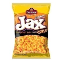 Bachman Jax Cheddar Cheese Puffed Curls 8.5 Oz (2 Bags) - $22.79