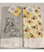 Disney Winnie the Pooh Towels for Kitchen 100% Cotton Set of 2 &quot;Hunny&quot;  NWT - $21.36 CAD