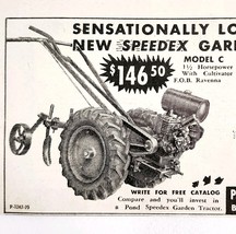 1948 Pond Garden Speedex Garden Tractors Advertisement Agriculture Suppl... - $19.99
