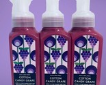 Bath &amp; Body Works Cotton Candy Grape Foaming Hand Soap Lot Of 3 NEW! - £25.69 GBP