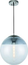 Pendant Light BECKETT Contemporary Clear Black Polished Nickel Silver Wire - $339.00