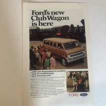 Ford Club Wagon Vintage Print Ad Advertisement pa10 - $7.91