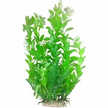 7 Inch Tall Green Foliage for Aquarium, Fish Tank Safe Plastic Aquarium Plant - £13.36 GBP