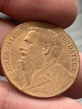 1890 France Rare Collectible Medal “Souvenir Des Noces D Argent” Jules J... - £11.34 GBP
