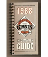 1988 San Francsico Giants Media guide MLB Baseball - €39,93 EUR