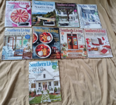 9 Past Issues Of Southern Living Magazine- March-Dec. 2022 &amp; Jan-Feb 2023 - £16.74 GBP