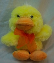 Dan Dee Very Soft Quaking Yellow Duck 7&quot; Plush Stuffed Animal Toy - £11.84 GBP