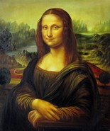 20x24 inches Mona Lisa  stretched Oil Painting Canvas Art Wall Decor mod... - £157.32 GBP