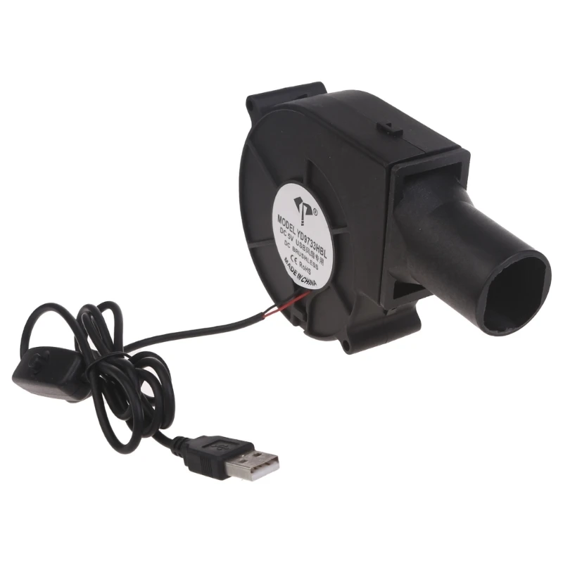 9733 BBQ Blower Brushless Cooling Blower Fan Ball-ing Barbecue  Fan Fire... - £41.32 GBP