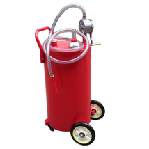 35 Gallon Portable Gas Caddy Oil Storage Drum Autos Fuel Transfer Tank  - £318.65 GBP