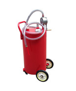 35 Gallon Portable Gas Caddy Oil Storage Drum Autos Fuel Transfer Tank  - £312.57 GBP