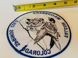 Patch Advertising Masonic vtg emblem sew on patches freemason Colorado Falcon CO - £13.97 GBP