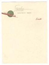 Streamliner City of St Louis Stationery Union Pacific and Wabash Railroads - $49.63